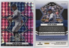 2022 Panini Mosaic Pink Camo Mosaic Prizm Ozzie Albies #131