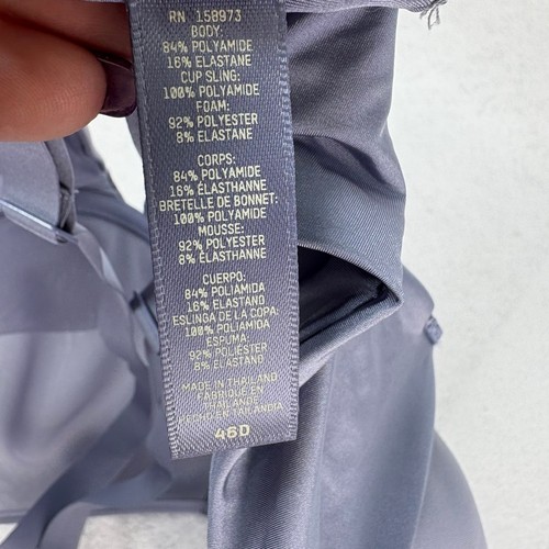 SKIMS Fits Everybody Weightless Scoop Bra 46D Periwinkle Smoothing Comfort - Picture 5 of 5