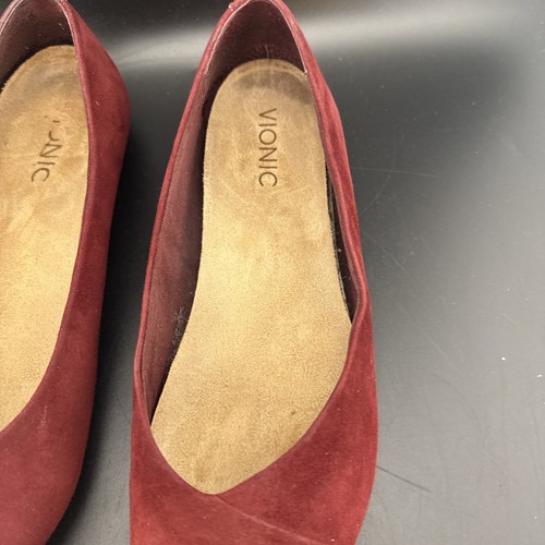 Vionic Shoes Womens 8 Gem Caballo Ballet Flats Suede Classic Minimalist Comfort - Picture 4 of 12