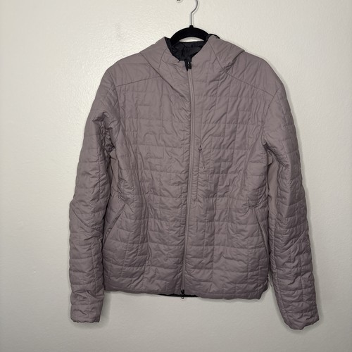 LULULEMON Sky Loft Jacket Primaloft Zip Pockets Men's Size L Purple Reversible - Picture 1 of 10