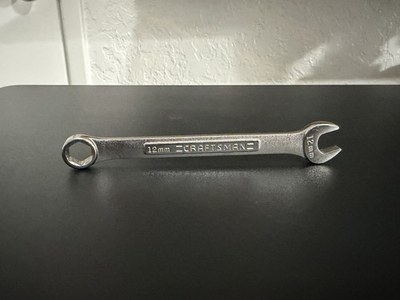 #ad Vintage Craftsman 12mm 6 point Combination wrench v^ 42869 USA $13.99