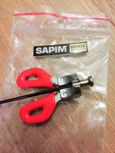 Sapim Profi Speichenschlüssel Schlüssel ROT 4,2mm A/F Sapim 13g 5mm Nippel - Bild 4 von 4