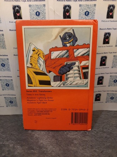 Vinatge Ladybird Transformers Autobots Fight Back Book - Picture 2 of 3