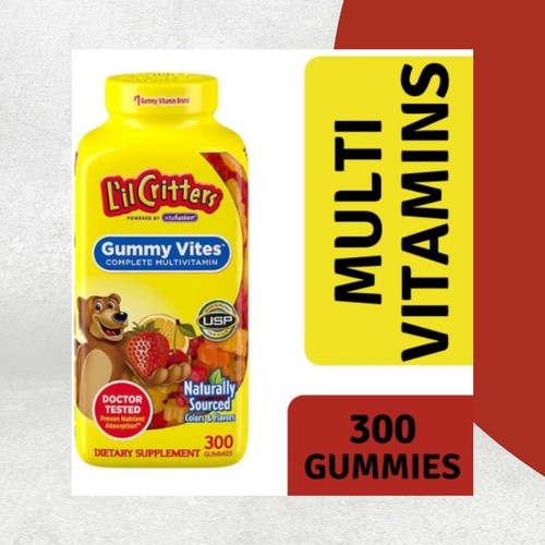 Lil Critters Gummy Vites 300 Gummy Bears Multi-delicious in 5 yummy flavors! - Picture 2 of 7