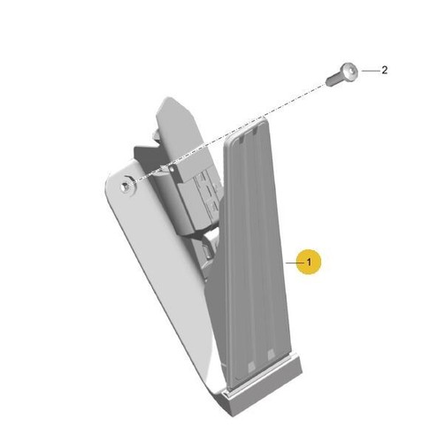 Porsche 992 Throttle Pedal  Brake Clutch Cover Aluminim Set 992044700A - Picture 2 of 3