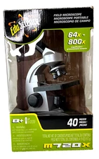 Vintage Edu-Science Microscope 64X-800X Zoom Set Model - # M720X - Free Shipping
