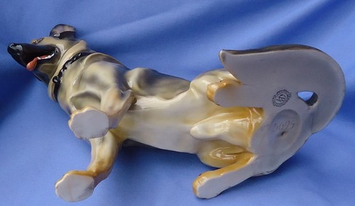 GERMAN SHEPHERD BELGIAN MALINOIS GERMANY 12" GOTHA PFEFFER DOG FIGURINE 1940 - Picture 10 of 10