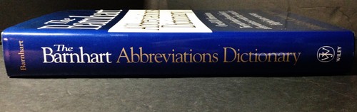 The Barnhart Abbreviations Dictionary (1995, Hardcover, Dust Jacket) - Picture 3 of 10