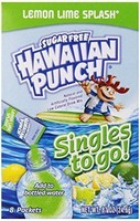 3 Boxes (24 Singles) Hawaiian Punch Lemon Lime Splash To Go Packets Sugar Free 3 Boxes (24 Singles) Hawaiian Punch Lemon Lime Splash To Go Packets Sugar Free