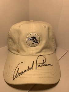 Arnold Palmer Autographed Bay Hill Hat W Bay Hill Umbrella Pin Worn Ebay