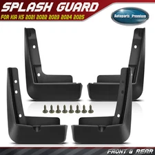 4x Front & Rear Side Mud Flaps Splash Guards Fender for Kia K5 2021-2025 Sedan