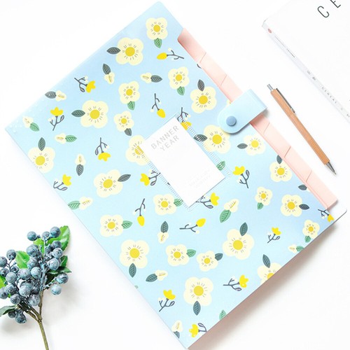 8 -Pocket Dossier Floral Bureau haute qualité Dossiers De Fichiers Papier Poche Format Lettre