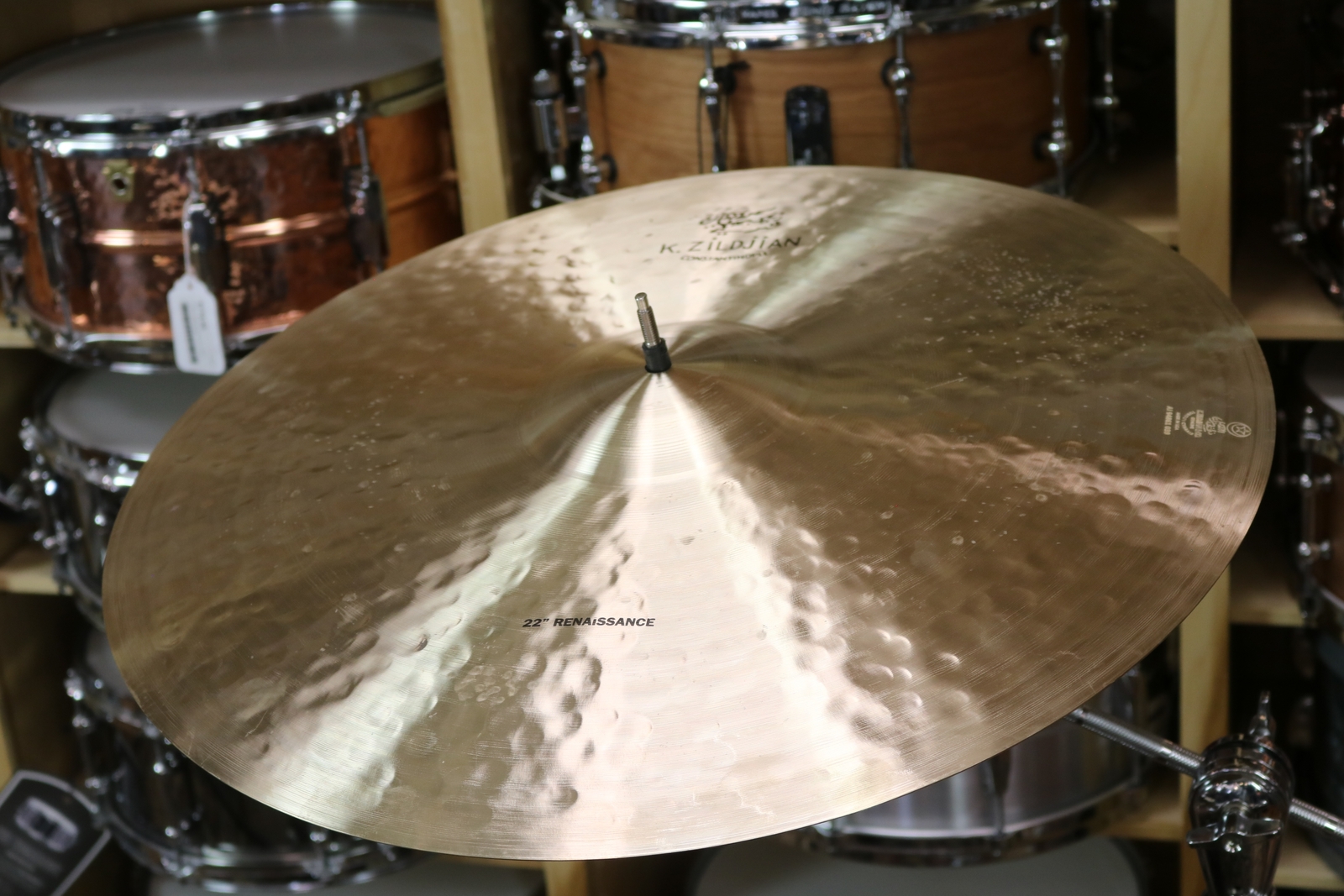 Zildjian 22 K Constantinople Renaissance Ride-Demo of Exact Cymbal-2502 Grams Zildjian 22 K Constantinople Renaissance Ride-Demo of Exact Cymbal-2502 Grams
