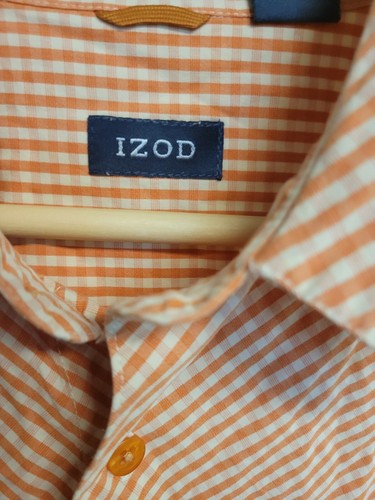 IZOD Men's Premium Essentials Natural Stretch Long Sleeve Button Up Shirt Size L - Picture 2 of 5