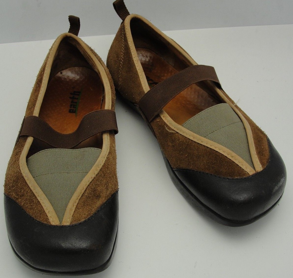 EARTH Intrique Moss Tan marrón Leather Mary Jane Walking Casual zapatos Talla 7.B EARTH Intrique Moss Tan Tan Tan marrón Leather Mary Jane Walking Casual zapatos Talla 7.B comprar marca