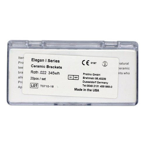 10 Sets Dental Kieferorthopädische Saphir Bracket Monokristalline Klar Keramik Zahnspangen - Bild 6 von 13
