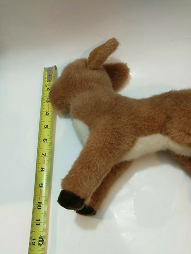 Vintage 1987 Collectible Gund Stuffed Animal Plush Deer Baby Doe Fawn - Picture 10 of 11