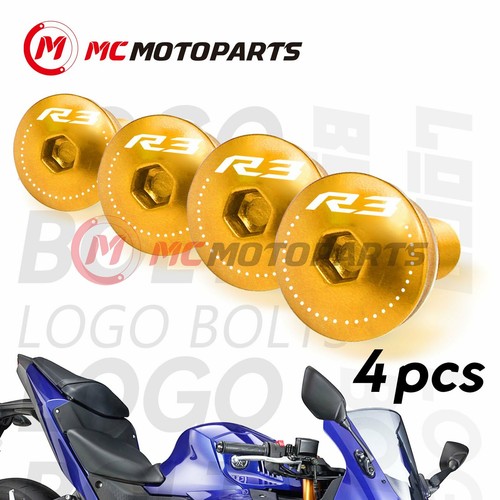 Fit Yamaha R3 Windscreen Windshield Bolts YZF R3 2014-2020 19 18 17 16 15 - Picture 11 of 13