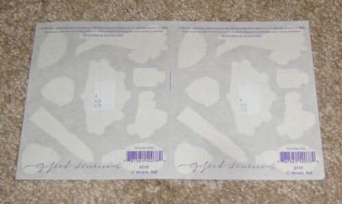 The Gifted Line ~ John Grossman Sticker Sheet ~ Victorian Fans/Accesories(1993) - Picture 2 of 2