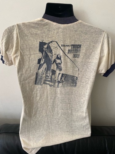 CYCLONE FENCE Songs For A Truck Driving Man RINGER SHIRT - Vintage T Band - Picture 3 of 6