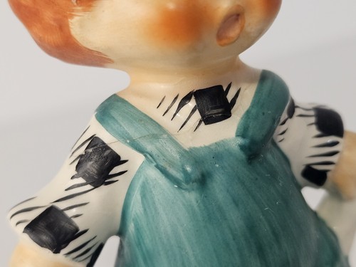Vintage Goebel Hummel Deutschland viel nichts rotköpfige Jungenfigur REPARIERT - Bild 14 von 16