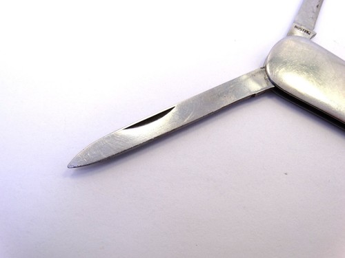 Vintage EKA SWEDEN ROSTFRI Folding Utility File Bottle Opened Pocket Knife - Picture 8 of 9