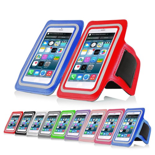 iPhone 6 4.7" Purple Premium Sports Armband Cover Case Running Gym Workout - Picture 3 of 3