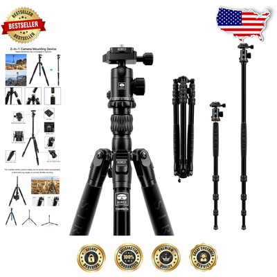 Convertible Monopod Tripod with Arca Swiss Quick Release Plate   17.6 lbs Load