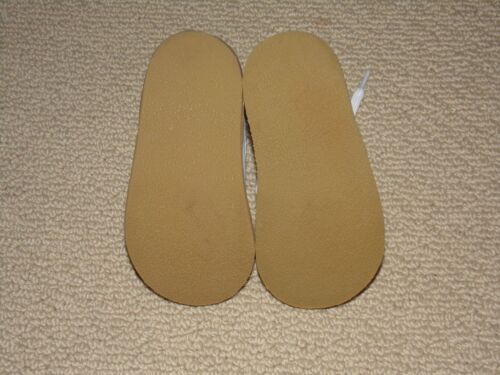 BABY DEER BY TRIMFOOT WHITE LEATHER BABY WALKING SHOES SZ 5 - Picture 4 of 5