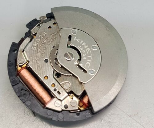 SEIKO KINETIC MEN'S CAL 5M42 COMPLETE MOVEMENT | eBay SEIKO KINETIC MEN'S CAL 5M42 COMPLETE MOVEMENT | eBay
