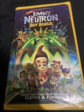 Jimmy Neutron: Boy Genius VHS Blockbuster Clamshell Purchased Rental