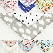 2pack FITTED SHEETS MATTRESS COVER 83x55 cm for chicco bedside crib stars forest