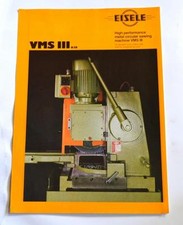 EISELE VMSIII CIRCULAR METALSAWING MACHINES BROCHURE