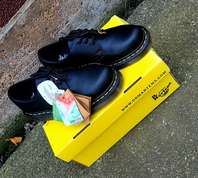 Dr. Martens 1461 SR Industrial Full Grain Black Shoes Size 5