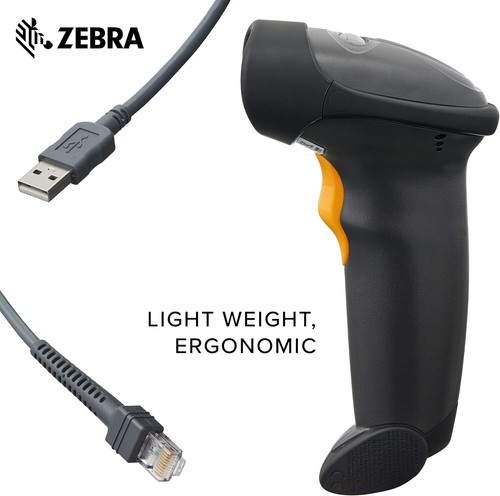 Symbol Zebra LS2208 Series Corded Handheld Standard Range Laser Scanner Kit with - Picture 5 of 7