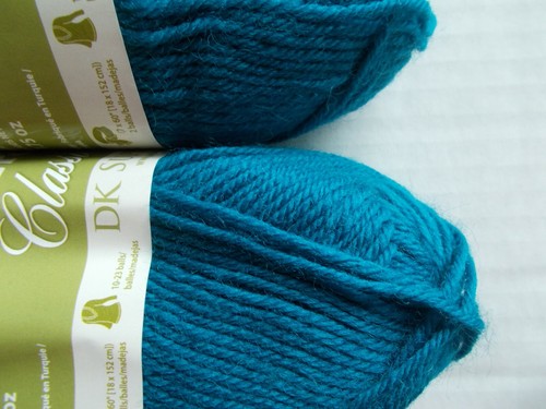 Patons Classic DK Superwash 100% wool yarn, Malard Teal, lot of 2 (125 yds ea) - Picture 2 of 2