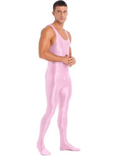iEFiEL Herren Body Overall Stretch Ganzkörperanzug Nylon Strumpfhose Männerbody - Bild 45 von 112