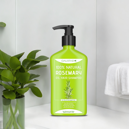 Rosemary Oil Shampoo-(100% Natural)-For Dandruff, Frizzy, Dry,Damaged Hair-380ml - Picture 3 of 10