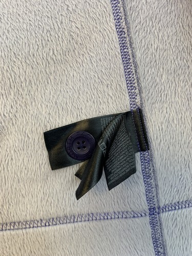 The North Face Jacket Womens S/P Fleece Lined Purple Hooded Full Zip Button - Picture 13 of 13