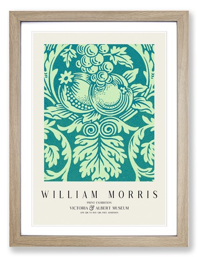 William Morris Blumendruck Eiche gerahmt Wandbild Botanik Poster Bild - Bild 28 von 43