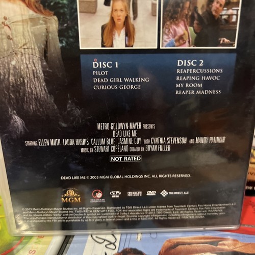 Dead Like Me Season 1 vol 1 DVD Supernatural Reaper Black Humor - Picture 6 of 9