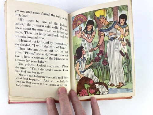 Bible Stories For Little Children Rand McNally Junior Elf Book 1954 #643 - Imagen 9 de 12