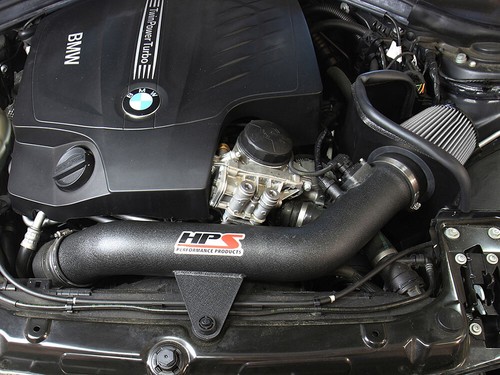 HPS Shortram Air Intake Kit for BMW 12-15 335ix F30 3.0L Turbo N55 POLISH 13 14 - Foto 2 di 3