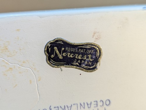 NORCREST PIXIE KITCHEN SAILOR RIDING ON A WHALE 5" TALL MADE IN JAPAN - Picture 7 of 7