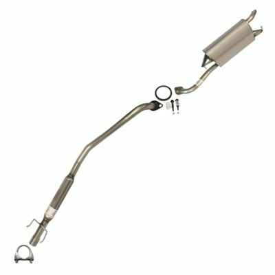 #ad Stainless Steel Muffler Resonator Pipe Exhaust System Kit fits: 2003 05 Corolla $253.81