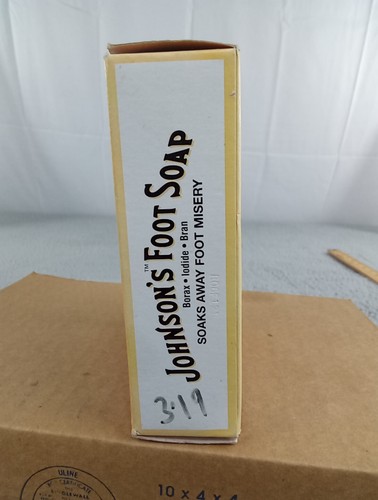 Vintage Johnsons Foot Soap 4 Packs Discontinued Soothes Tired Feet - Picture 4 of 7