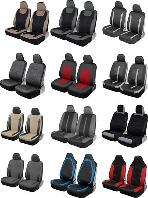 Motor Trend Universal Front Seat Covers - Car, Truck, Van, SUV Protection, Easy Install