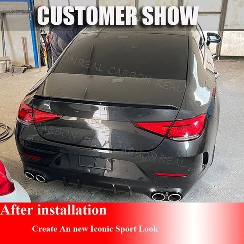 REAL CARBON Rear Trunk Spoiler Wing FOR BENZ C257 CLS450 CLS53 CLS63  2019-21 - Bild 6 von 15