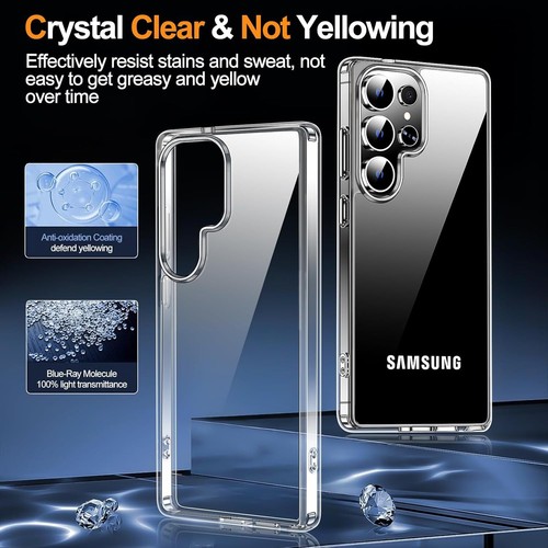 Für Samsung Galaxy S25/S25 Ultra MagSafe Hülle Klar Stoßfest Magnet Cover - Bild 13 von 18