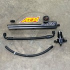 AEM Budget Fuel Rail Swap Kit for Honda Civic Integra B Series EG EK DC2 (Black)